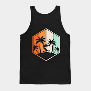 Surfing T Shirt For Women Men Tank Top